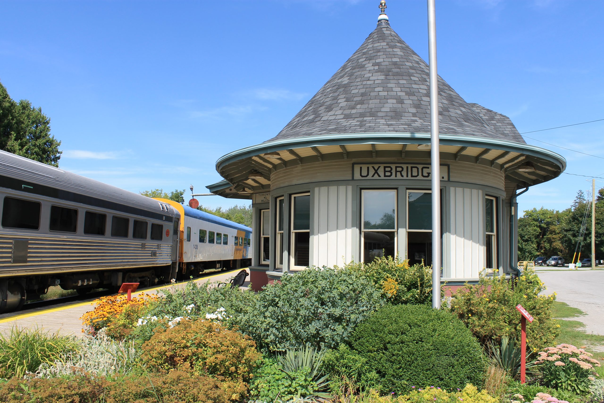 The York Durham Heritage Railway (YDHR) operates out of the train station