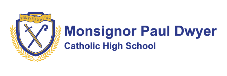 Monsignor Paul Dwyer Catholic HS Logo