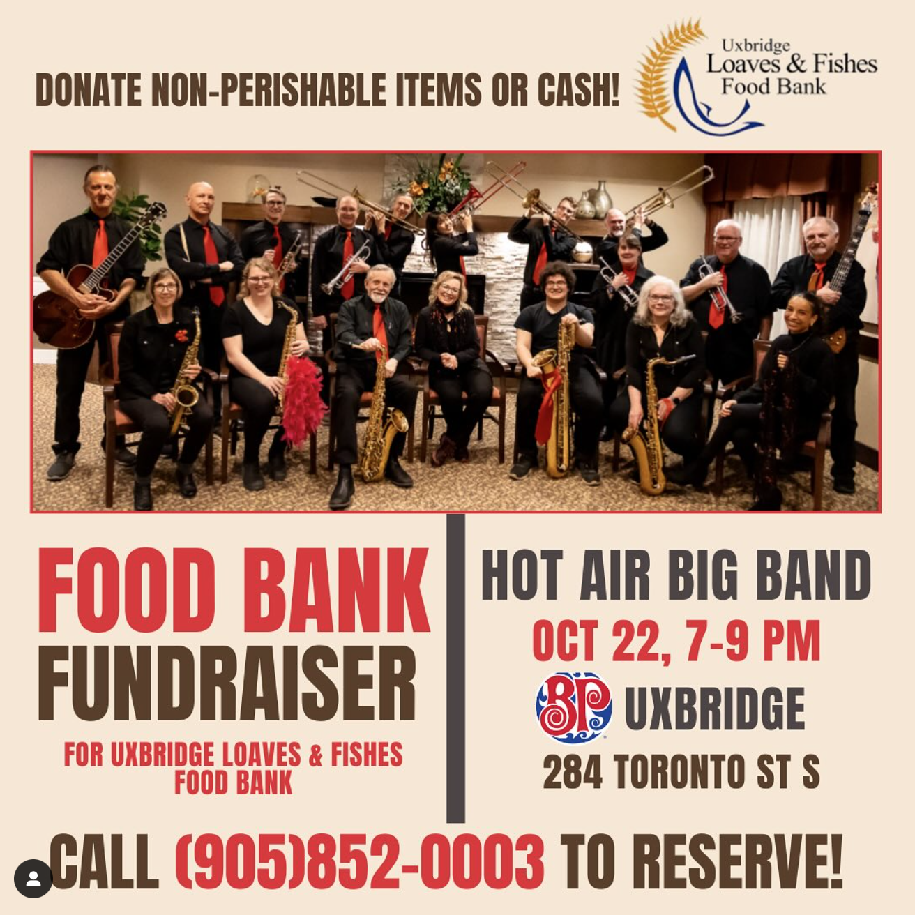 Boston Pizza Food Bank Fundraiser