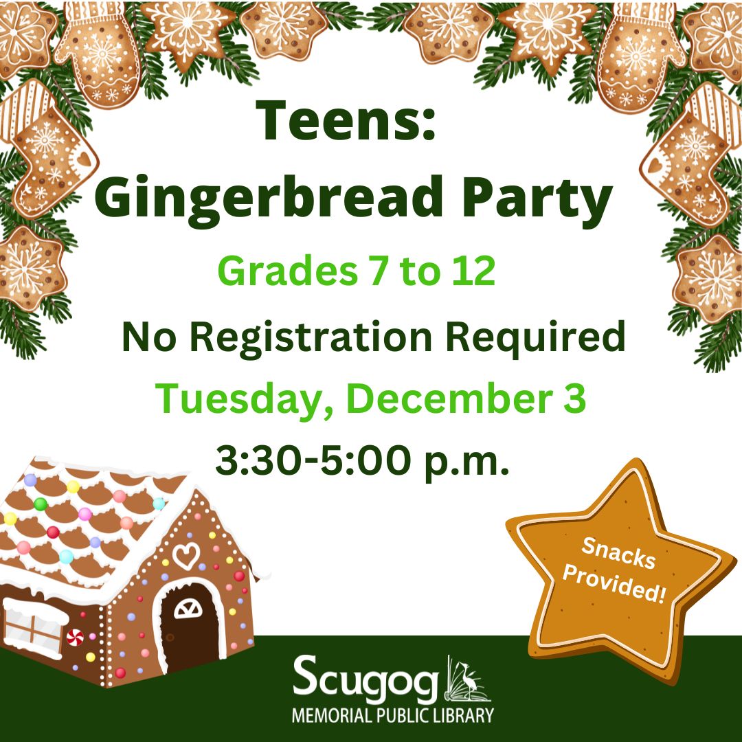 Gengerbread Party Scugog Library