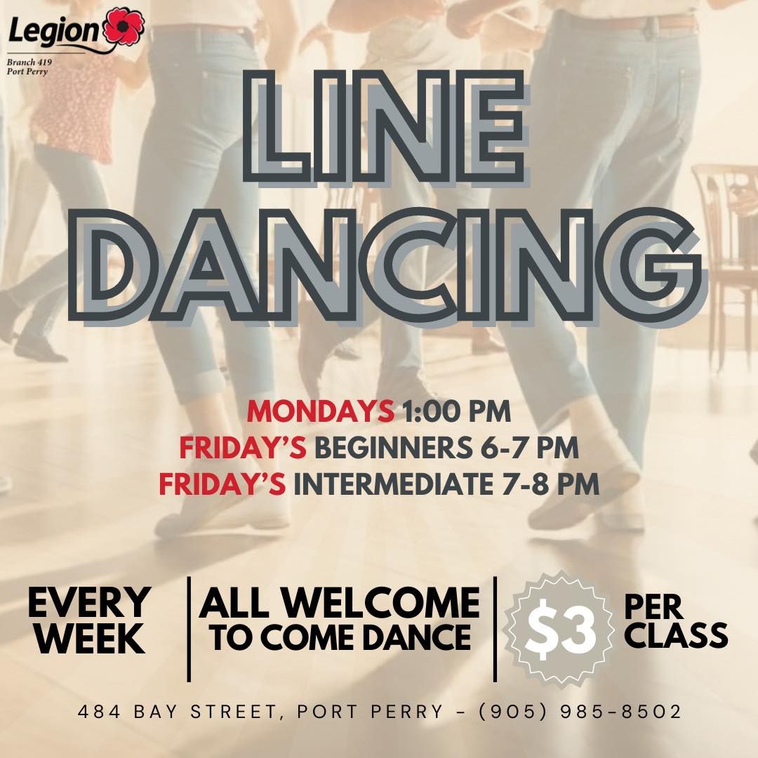 Line Dancing Port Perry Legion