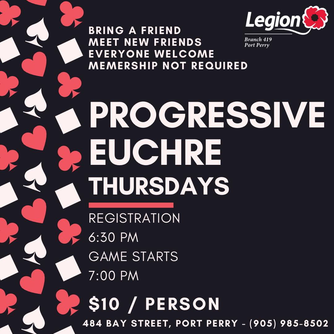 Progressive Eucher Port Perry Legion