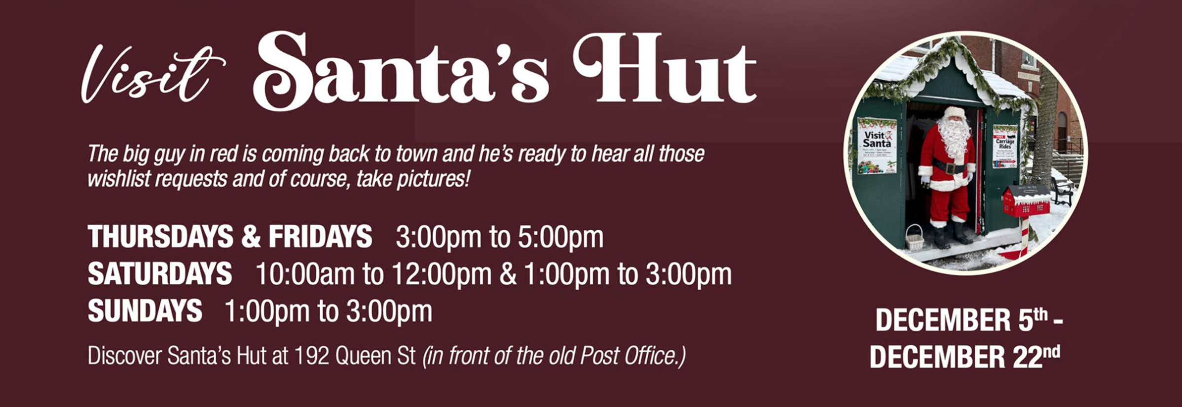 Visit Santas Hut