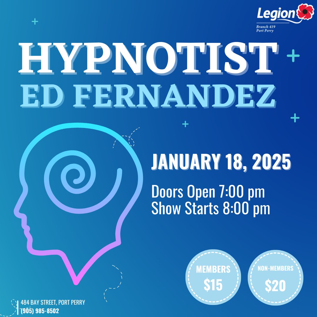 Hypnotist port perry legion